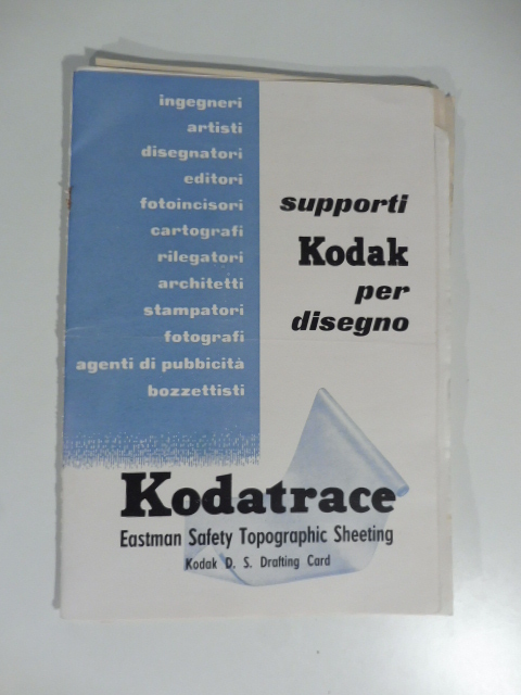 Insieme di listini e brochure pubblicitarie Kodak